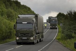 Nuclear warhead convoy